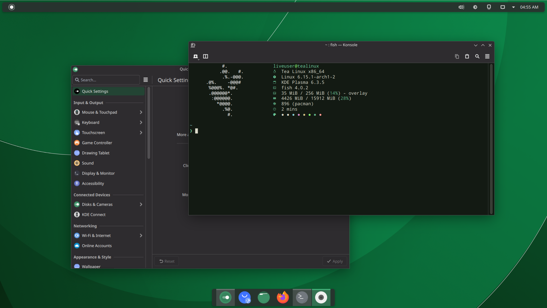 TeaLinux Installer Preview