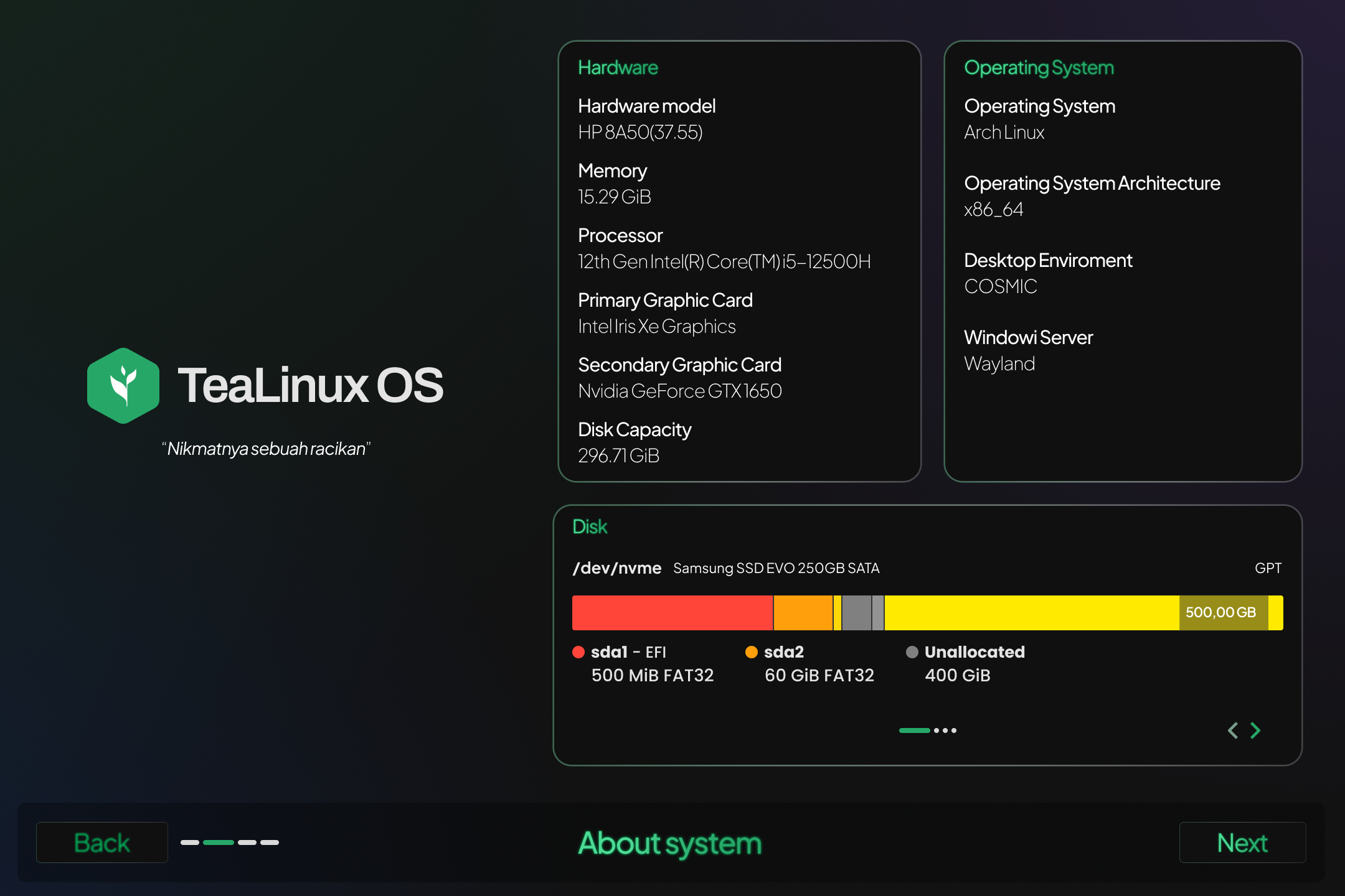 About System Preview