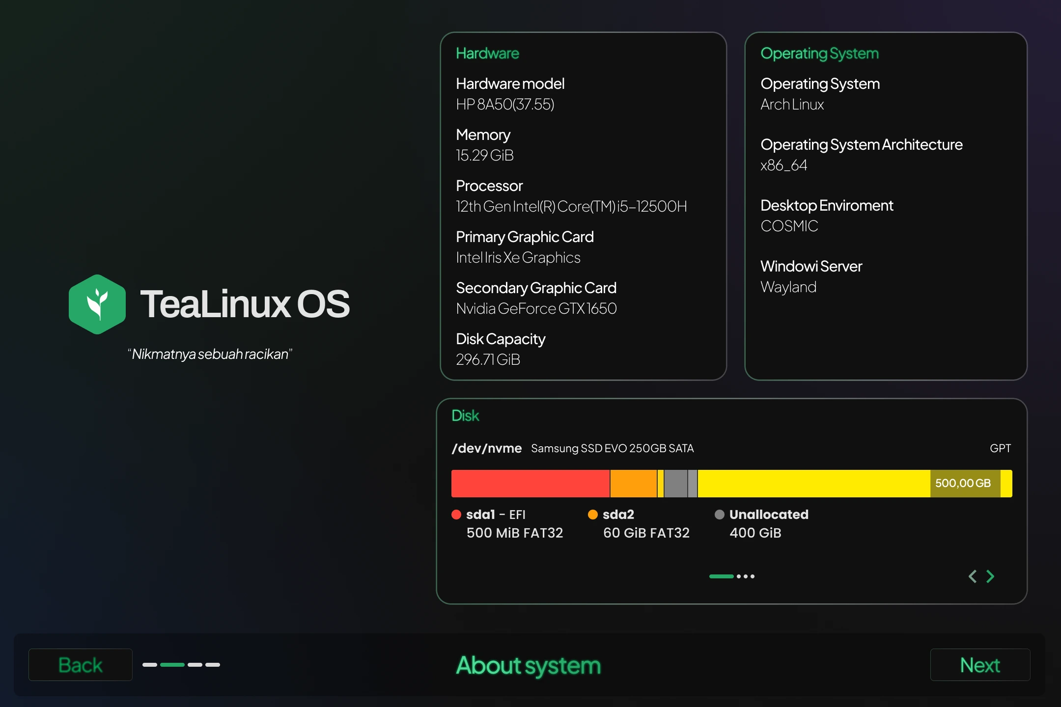About System Preview