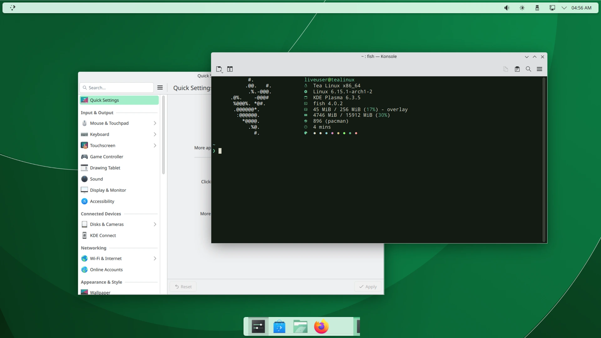 TeaLinux Installer Preview